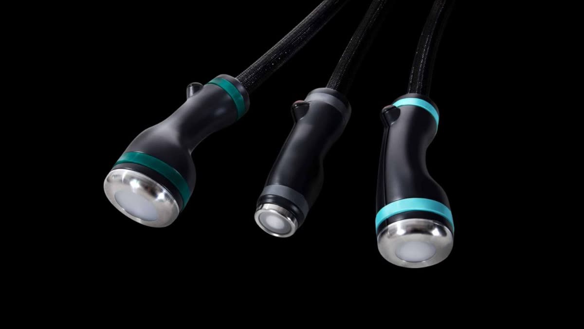 The three Onda Pro Coolwaves handpieces — Pocket, Shallow and Deep applicators — Nue Skin Beauty Esthetique